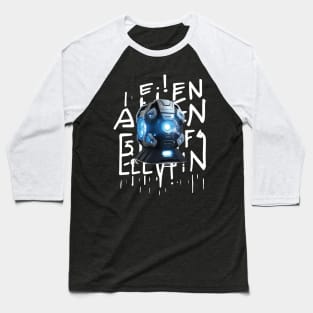 Alien energy block structure Baseball T-Shirt